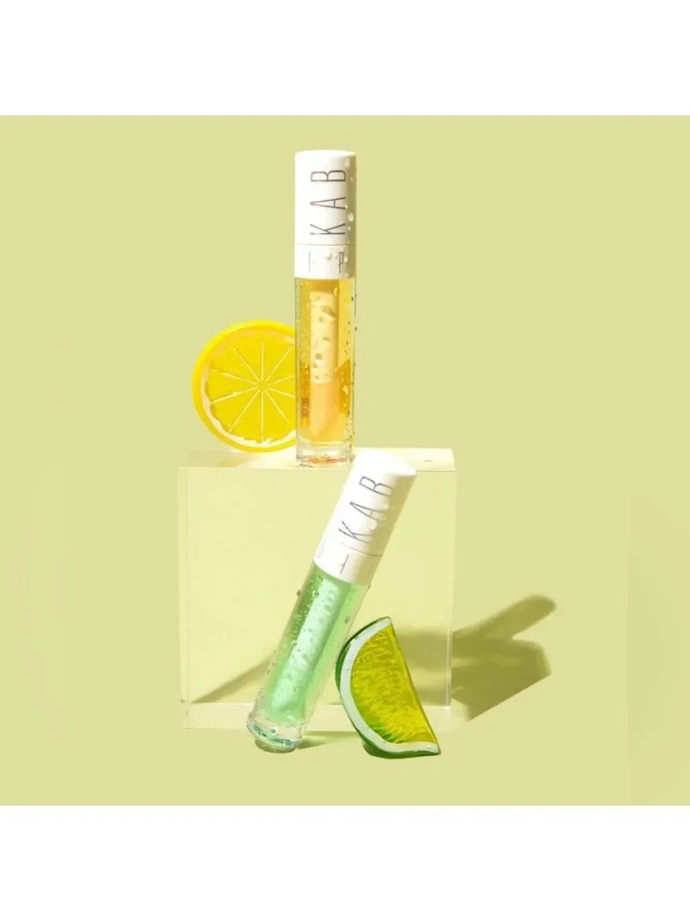 KAB Cosmetics Lemon + Lime Lip Oil Duo